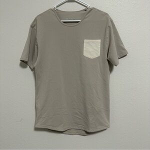 Men's Beige Bylt Basics Pocket T-Shirt